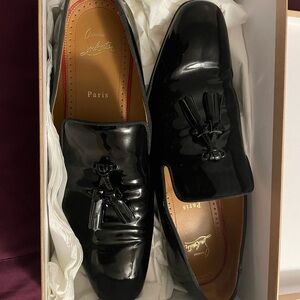 Men’s Dandelion patent Leather Tassel Loafers.